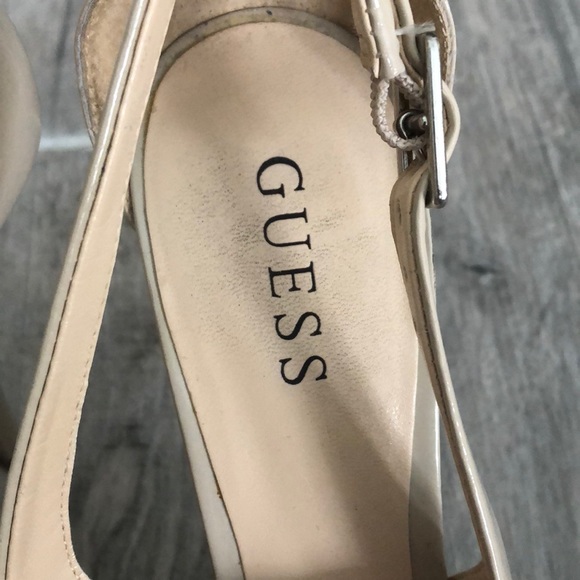 Guess PeepToe Nude Heels - Picture 4 of 4
